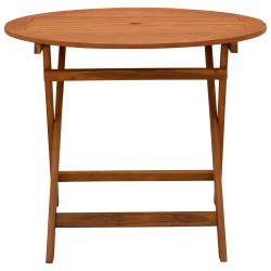 Table de jardin pliante Marron Ø 90 x 75 cm 647128647128