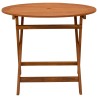 Table de jardin pliante Marron Ø 90 x 75 cm 647128647128