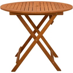 Table de jardin pliante Marron Ø 90 x 75 cm 647128647128