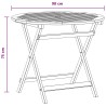 Table de jardin pliante Marron Ø 90 x 75 cm 647128647128