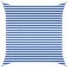 Voile d'ombre Bleu et Blanc 3 x 3 m HDPE 647131647131