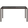 Table de Jardin Marron 150 x 90 x 75 cm polyrotin 647143647143