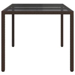 Table de Jardin Marron 150 x 90 x 75 cm polyrotin 647143647143