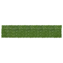 Écran de balcon avec feuilles Vert et jaune 500 x 100 cm 647158647158