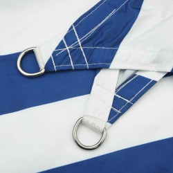 Voile d'ombre Bleu et Blanc 2 x 2 x 2 m 100 % polyester Oxford 647163647163