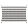 Voile d'ombre Gris clair et blanc 3 x 4,5 m HDPE 647164647164
