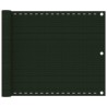 Écran de balcon Vert foncé 75x300 cm PEHD 647174647174