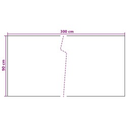 Écran de balcon Gris foncé 300 x 90 cm polyrotin 647188647188