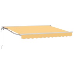 Auvent rétractable Sable 2,5 x 2 m Polyester et Aluminium 647192647192