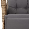 Ensemble à manger de jardin coussins 5 pcs mélange beige rotin 647213647213