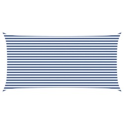 Voile d'ombre Bleu et Blanc 6 x 3 m 100 % polyester Oxford 647221647221