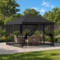 Abri de jardin avec parois 3 x 3 m Anthracite 647227647227