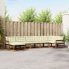Ensemble de canapés d'extérieur 7 pcs Naturel et Crème 647234647234