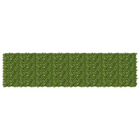 Écran de balcon avec feuilles Vert et jaune 400 x 100 cm 647240647240