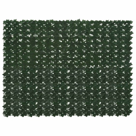 Écran de balcon avec feuilles Vert foncé 200 x 150 cm 647241647241