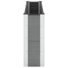 Jardinière surélevée Gris 200 x 30 x 72 cm WPC et Aluminium 647252647252