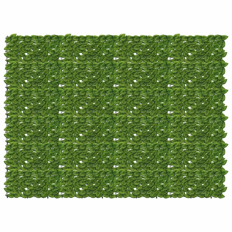 Écran de balcon avec feuilles Vert et jaune 200 x 150 cm 647265647265