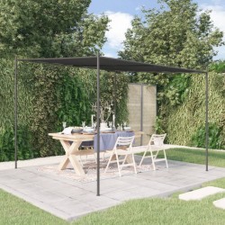 Belvédère anthracite 3x3 m 180 g/m² tissu et acier 647266647266