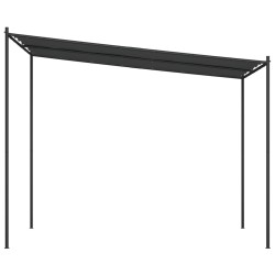 Belvédère anthracite 3x3 m 180 g/m² tissu et acier 647266647266