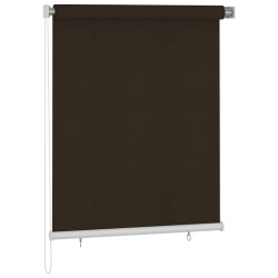 Store roulant d'extérieur 125 (l) x 140 (H) cm marron 647267647267
