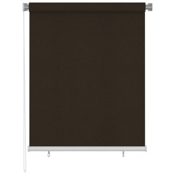 Store roulant d'extérieur 125 (l) x 140 (H) cm marron 647267647267