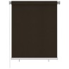 Store roulant d'extérieur 125 (l) x 140 (H) cm marron 647267647267
