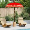 Parasol balinais Rouge 185 x 185 x 260 cm 647277647277