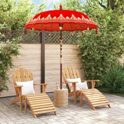 Parasol balinais Rouge 185 x 185 x 260 cm 647277647277
