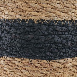Paniers à plantes en herbe de mer 3 pcs Naturel et noir 647280647280
