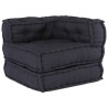 Unité de canapé modulaire 3 pcs Anthracite Tissu 647282647282