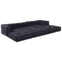 Unité de canapé modulaire 3 pcs Anthracite Tissu 647282647282