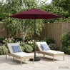 Parasol de jardin avec base 230 x 230 cm Polyester 647284647284