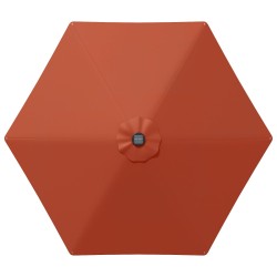 Parasol de jardin avec lumières LED et base 270 x 270 cm 647285647285