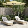 Parasol de jardin avec lumières LED et base 230 x 230 cm 647286647286