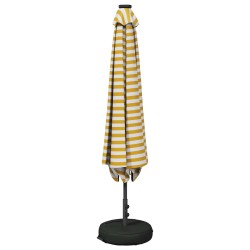 Parasol de jardin avec lumières LED et base 230 x 230 cm 647286647286