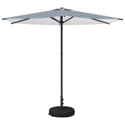 Parasol de jardin avec base 270 x 270 cm Polyester 647288647288
