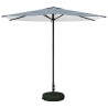 Parasol de jardin avec base 270 x 270 cm Polyester 647288647288