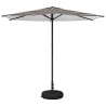 Parasol de jardin avec base 270 x 270 cm Polyester 647289647289