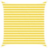 Voile d'ombre Jaune et blanc 2,5 x 2,5 m 100 % polyester Oxford 647290647290