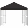 Pavillon 3 x 3 m Anthracite Polyester et Acier 190 gsm 647305647305