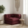 Canapé modulaire marron 70x70x54 tissu 647308647308