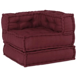 Canapé modulaire marron 70x70x54 tissu 647308647308