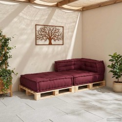 Canapé modulaire marron 70x70x54 tissu 647308647308