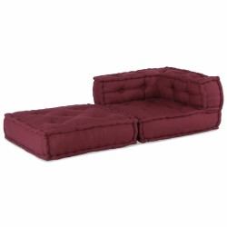 Canapé modulaire marron 70x70x54 tissu 647308647308