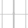 Panneau de clôture de jardin 48 pcs Acier galvanisé Argenté 647323647323