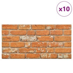 Panneaux muraux 10 pcs Brique 100 x 50 cm Mousse EPS 647326647326