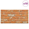 Panneaux muraux 10 pcs Brique 100 x 50 cm Mousse EPS 647326647326