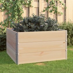 Jardinières surélevées 3 pcs 100x100 cm Bois de pin solide 647338647338