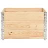 Jardinières surélevées 3 pcs 100x100 cm Bois de pin solide 647338647338