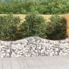 Paniers à gabions arqués 9 pcs 200x50x60/80 cm Fer galvanisé 647347647347